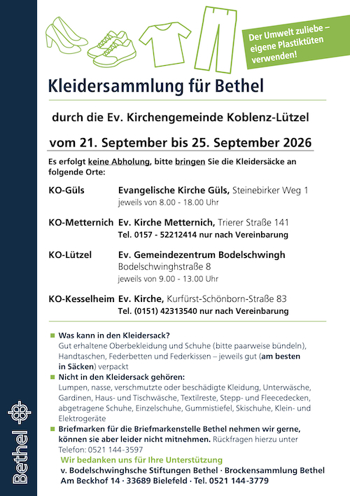 2026 Bethelsammlung