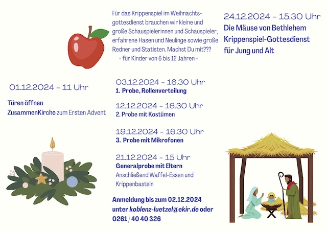 Flyer TerminubersichtKinder